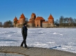 Paseando por el lago, castillo de Trakai