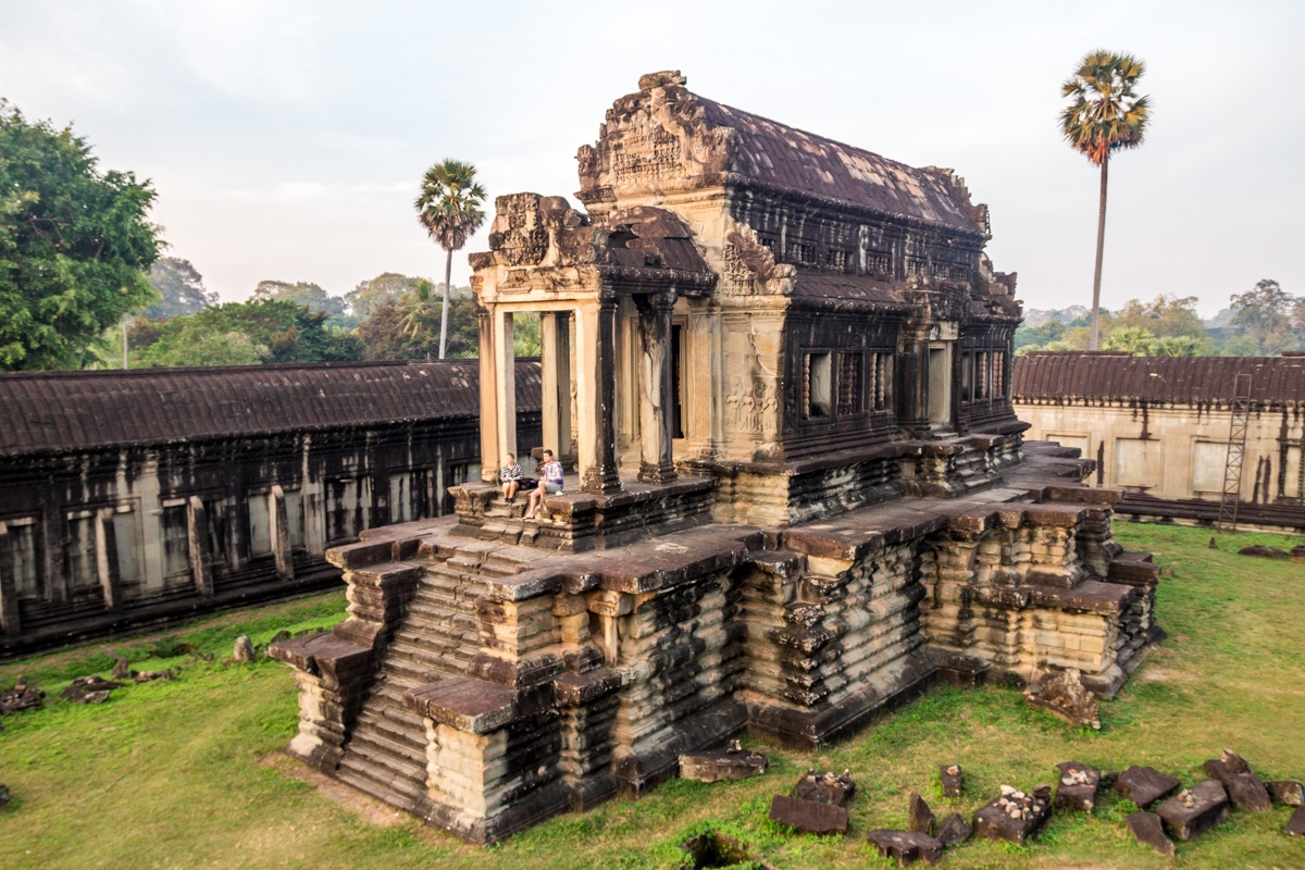 Dentro de Angkor Wat