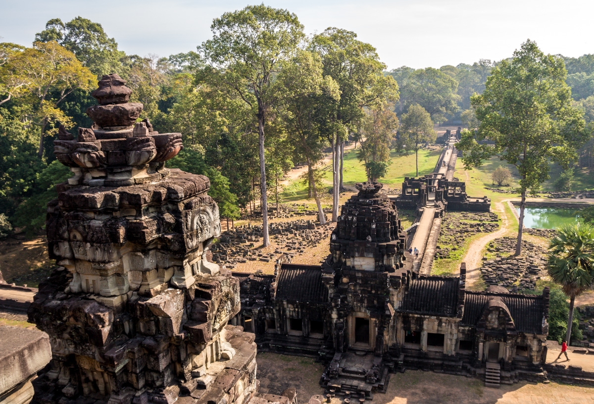 Desde lo alto del Baphuon, Angkor