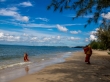 Monjes budistas haciéndose un album de fotos, Otres Beach