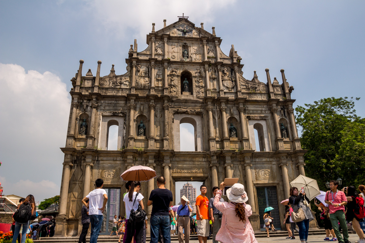 Fachada de la catedral de San Pablo, Macao