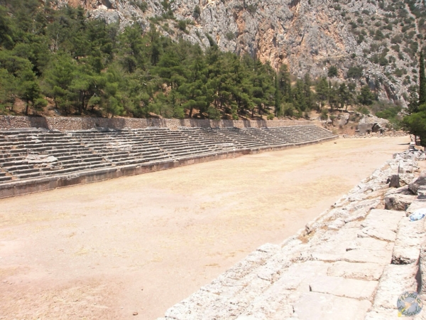 El estadio del Santuario de Delfos