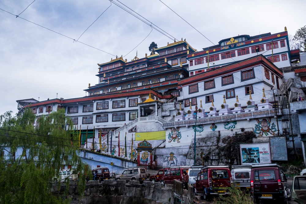 Monasterio a las afueras de Darjeeling