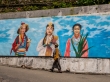 Murales callejeros en Gangtok, Sikkim