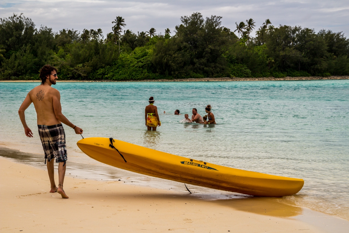 Kayaking! Islas Cook