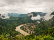 Vistas de Nong Khiaw desde lo alto