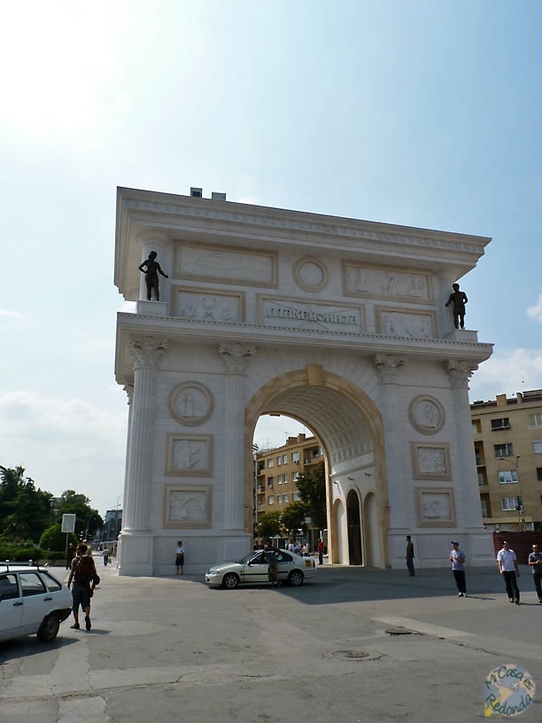 Arco del Triunfo en Skopje