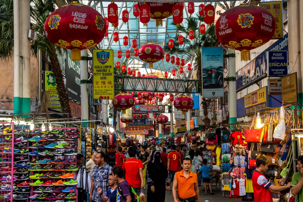 Las calles de Chinatown, Kuala Lumpur
