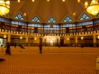 Interior de la gran Mezquita de Kuala Lumpur
