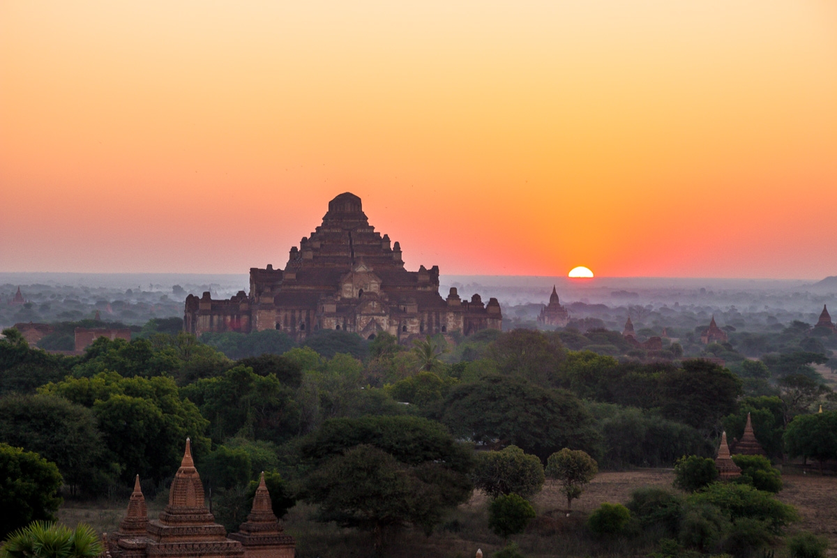 La media naranja asoma en Bagan