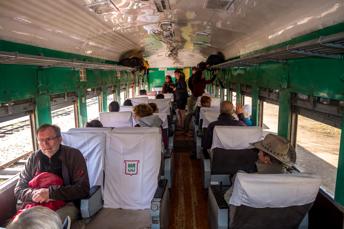 Tren Hsipaw a Mandalay - Upper Class