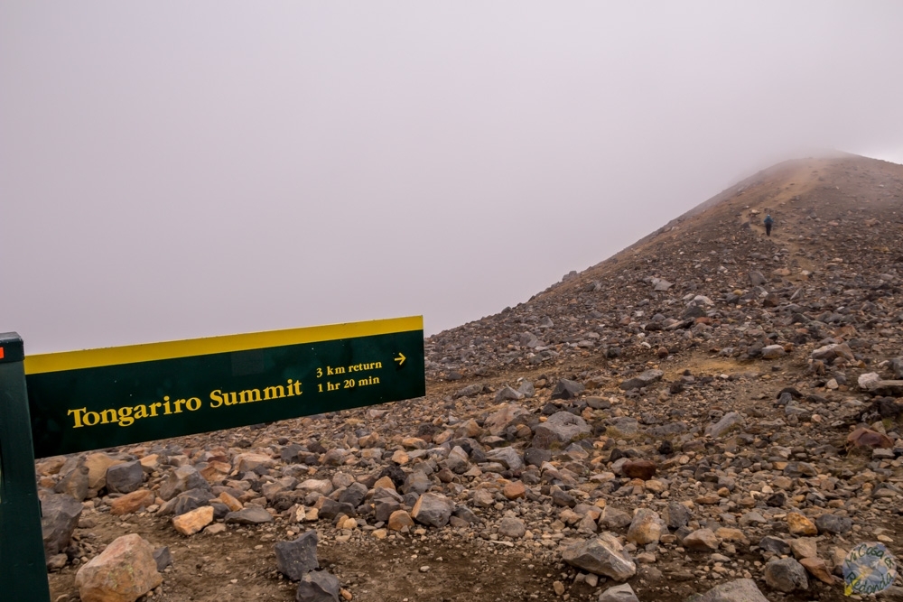Subimos hasta la cima del Tongariro?