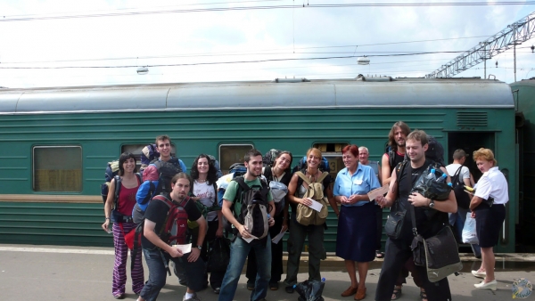 A punto de emprender las 88 horas de tren hasta Irkutsk