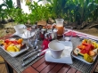 Desayuno tropical en Silhouette, Seychelles