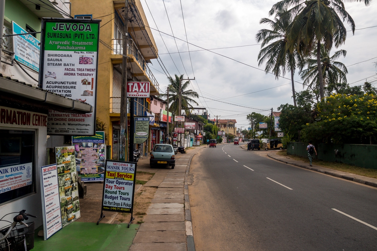 Calle principal de Negombo