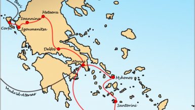 Mapa Ruta Grecia