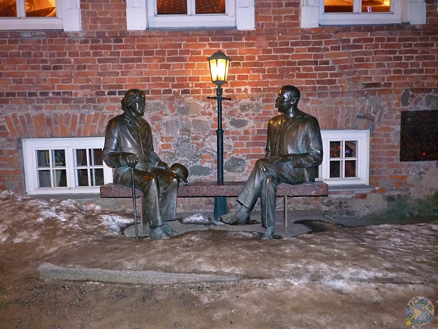 Oscard Wilde y Eduard Vilde, Tartu