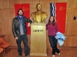 Con el colega Lenin, en el bunker cerca de Ligatne