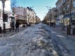 Calles heladas de Šiauliai