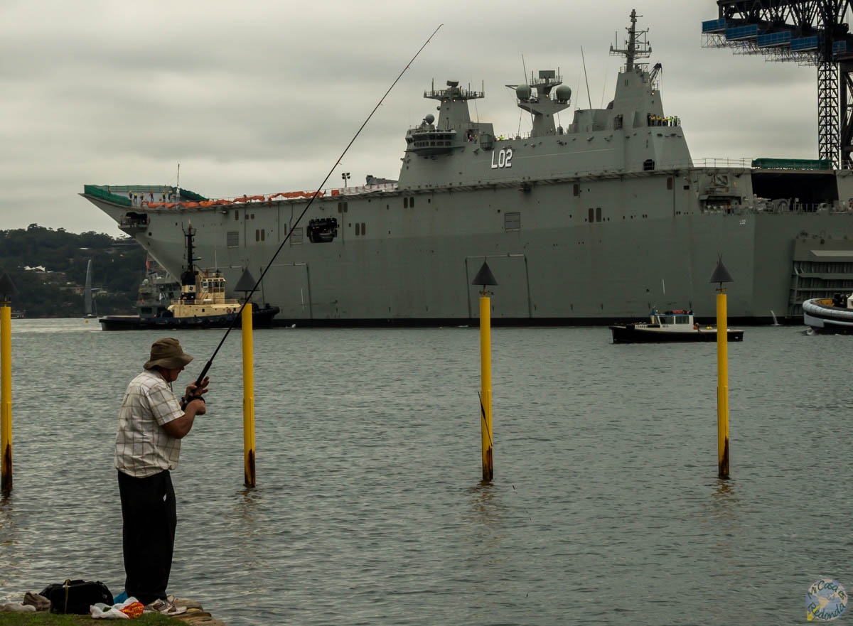Pescando buques de guerra, Sydney