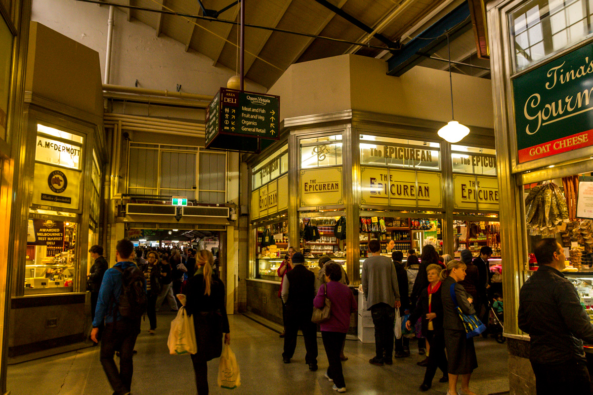 El mercado de Queen Victoria, Melbourne