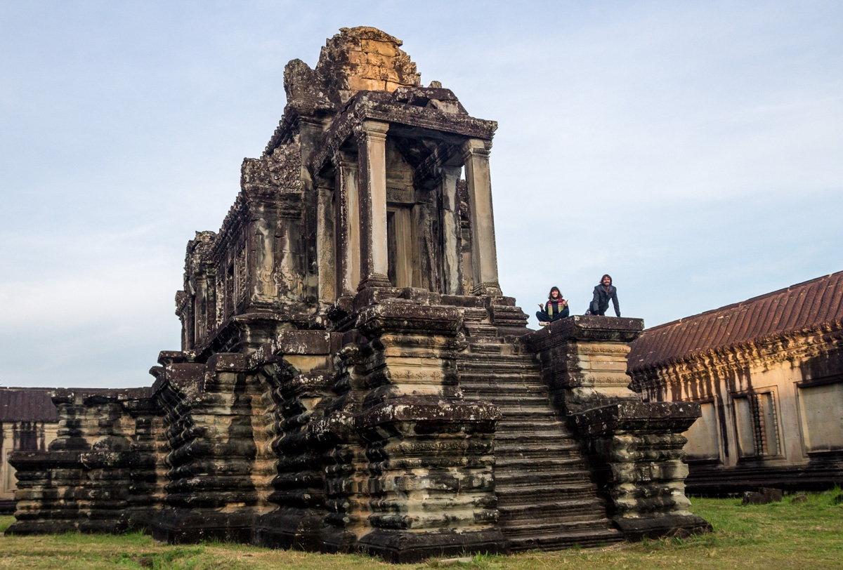 Fotos con trípode en Angkor Wat