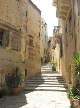 Las calles del centro de Chania, Creta