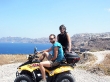 Nuestro quad por Santorini