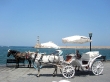 Paseo marítimo con calesa en Chania, Creta