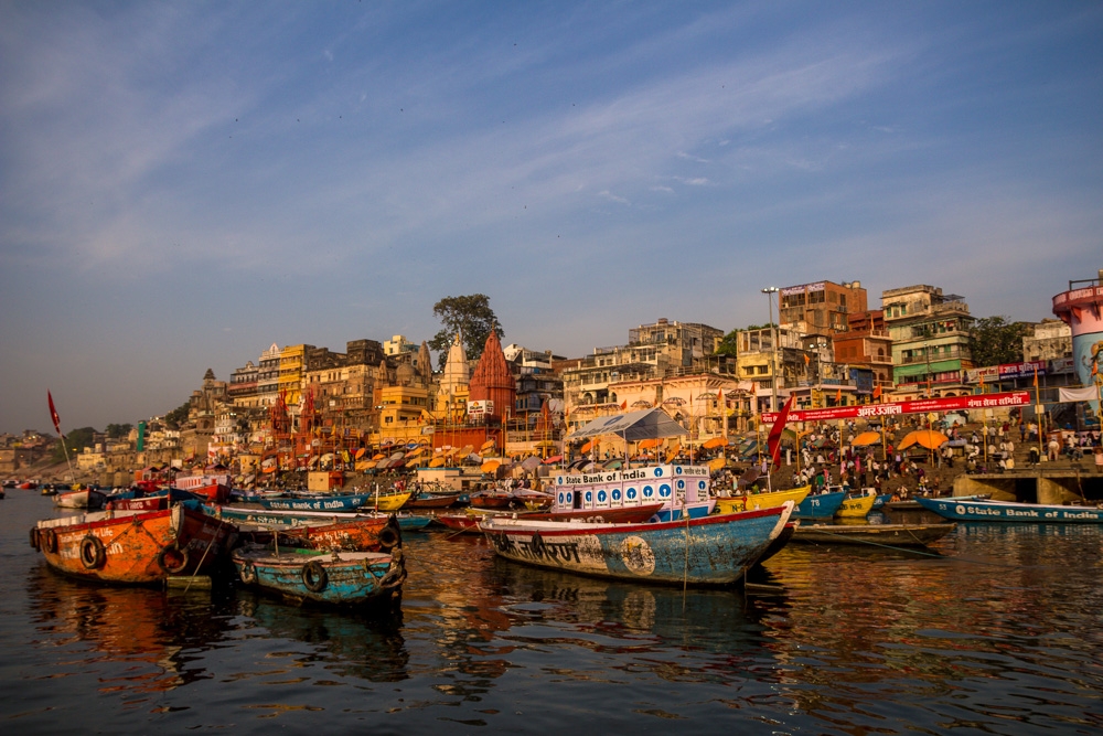 En barca por el Ganges