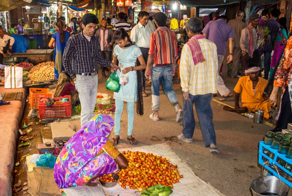 Mercados nocturnos, Varanasi