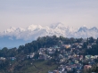 Darjeeling con el Kanchenjunga y los Himalaya