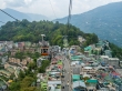 Gangtok a vista de Teleférico