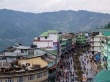 La MG road, el principal paseo peatonal de Gangtok