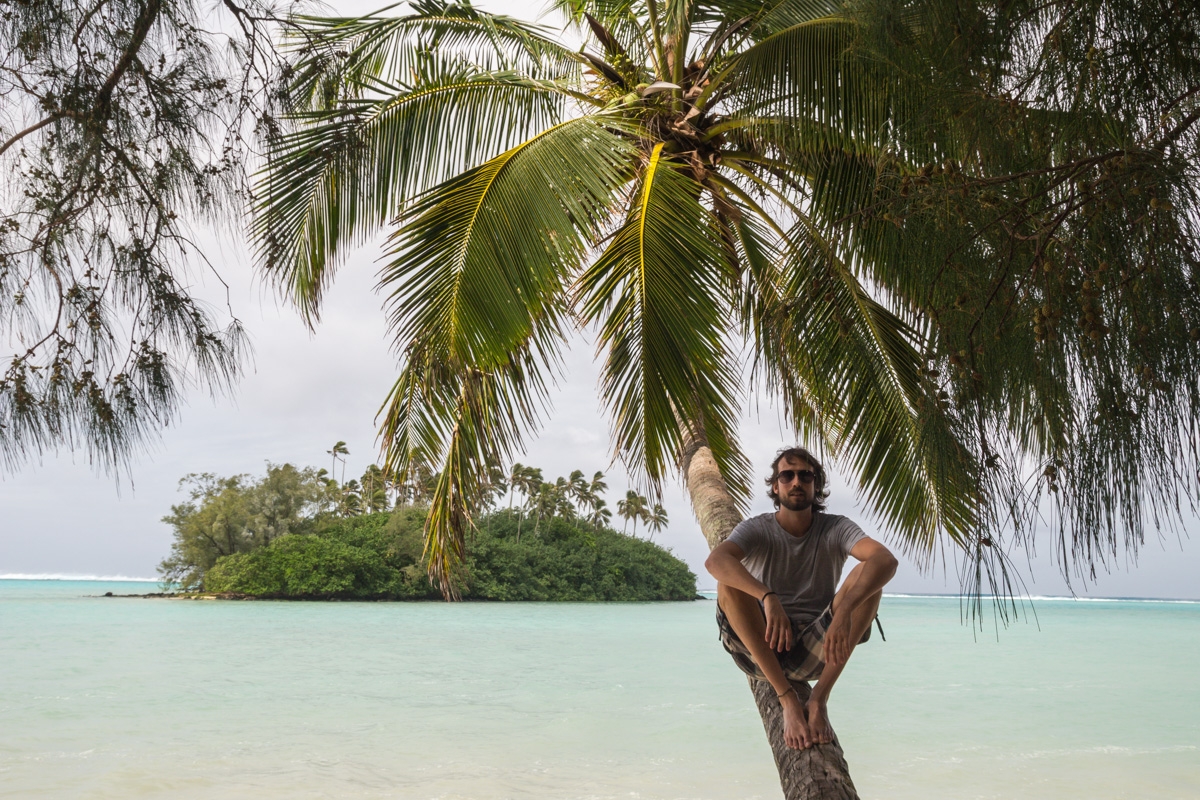 Buscando cocos, islas Cook