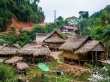 El poblado de Sopsine , junto al río Nam Tha
