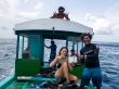 Carol preparándose para su primera Deep Dive. Guraidhoo, Maldivas