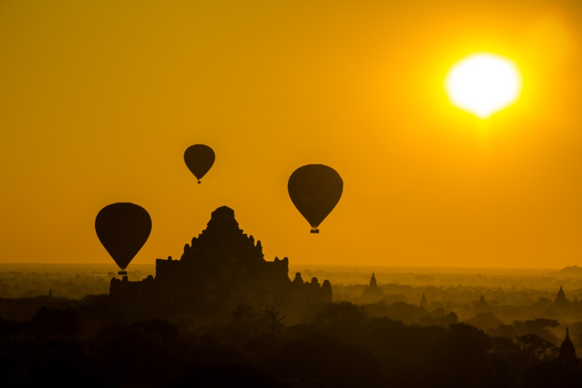 Siluetas de Bagan