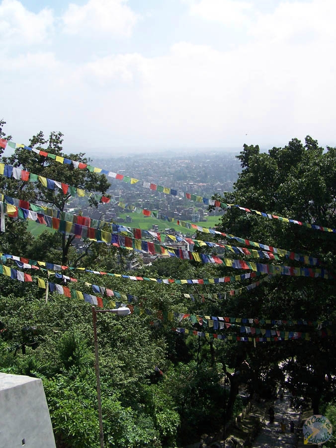 Kathmandú desde lo alto del templo