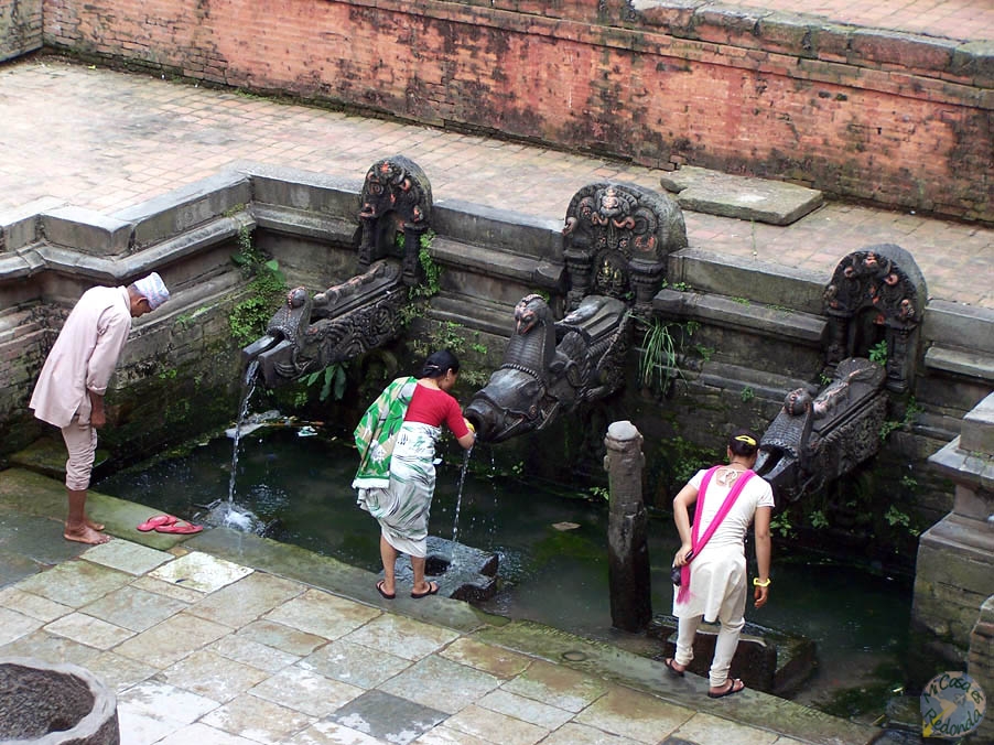 Baños reales en Patan