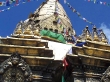 Stupa en lo alto del templo, Katmandú