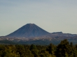 El volcán Ngauruhoe (o monte del Destino) desde la carretera