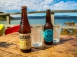Cervecitas en Scorching Bay, Wellington