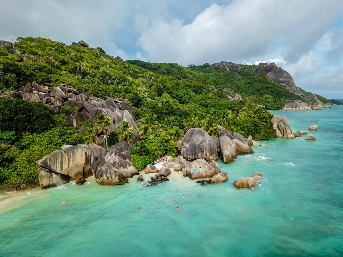 Espectaculares paisajes de La Digue, Seychelles