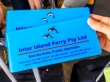 Tickets reciclables del ferry de Praslin a La Digue