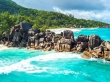 Formaciones graníticas en las playas de La Digue, Seychelles