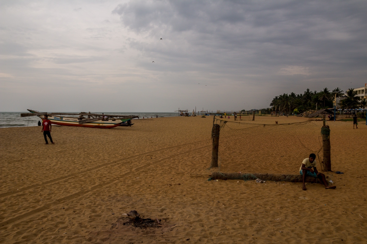 La playa de Negombo