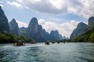Guilin, Yangshuo, Río Li
