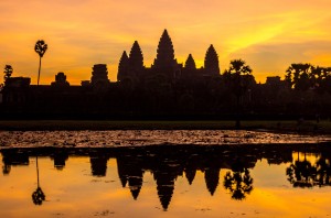 Amanecer en Angkor Wat