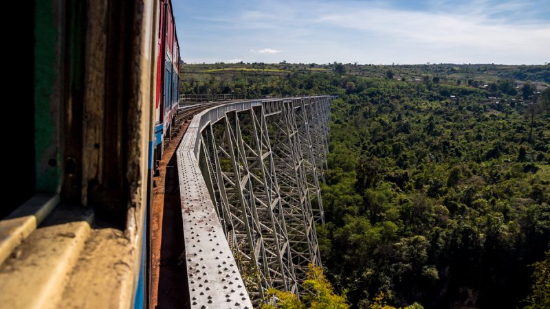 Hsipaw y los trenes de Myanmar